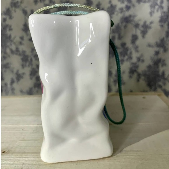 Vintage Russ Get Well Soon Ceramic Bag Planter - Picture 6 of 9